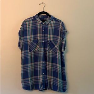 Rails short sleeve flannel